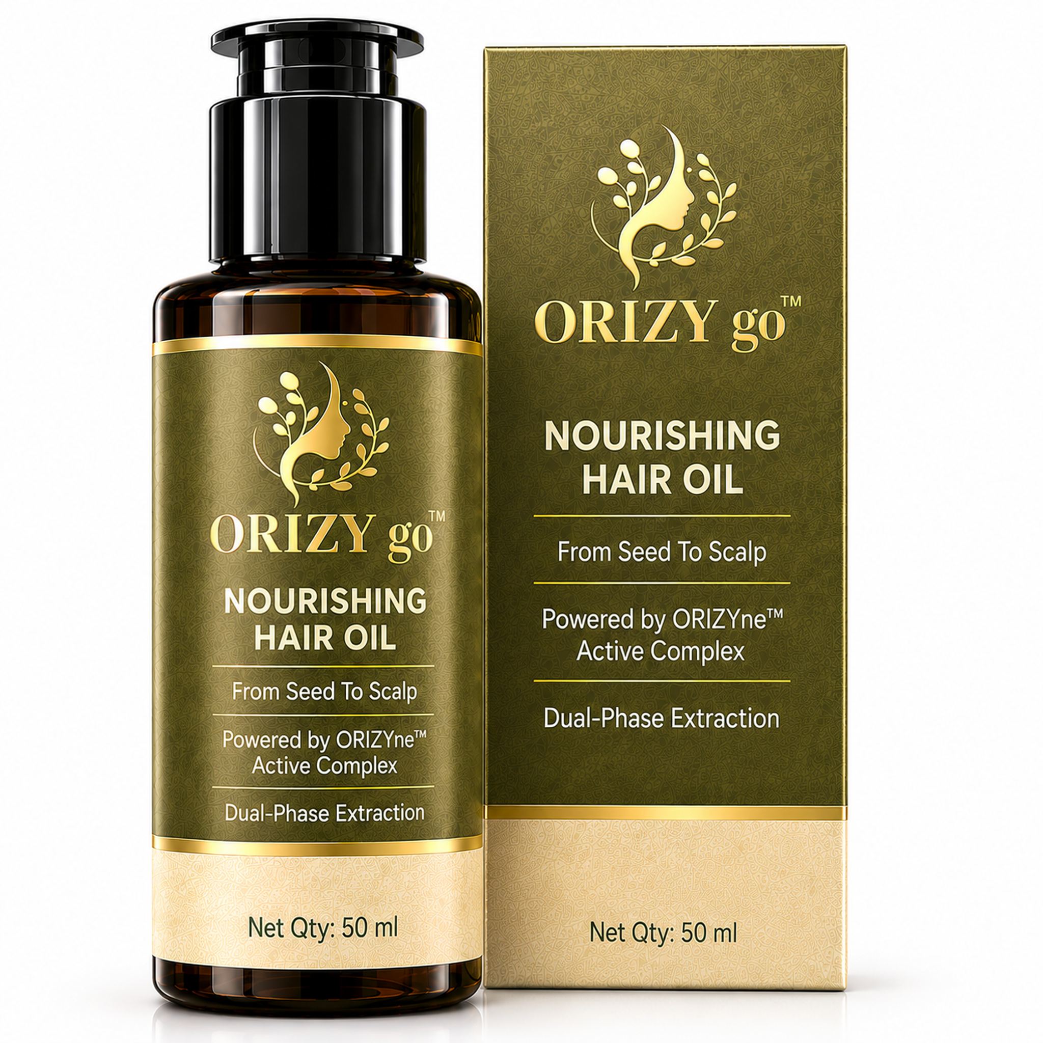 ORIZYGO Nourishing Hair Oil for Dry, Rough & Frizzy Hair