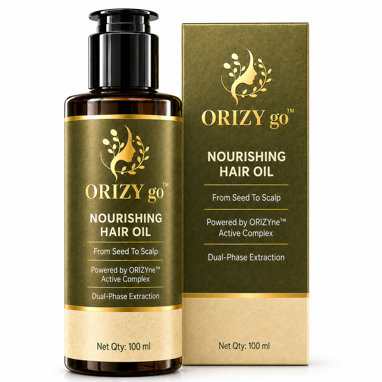 ORIZYGO Nourishing Hair Oil for Dry, Rough & Frizzy Hair