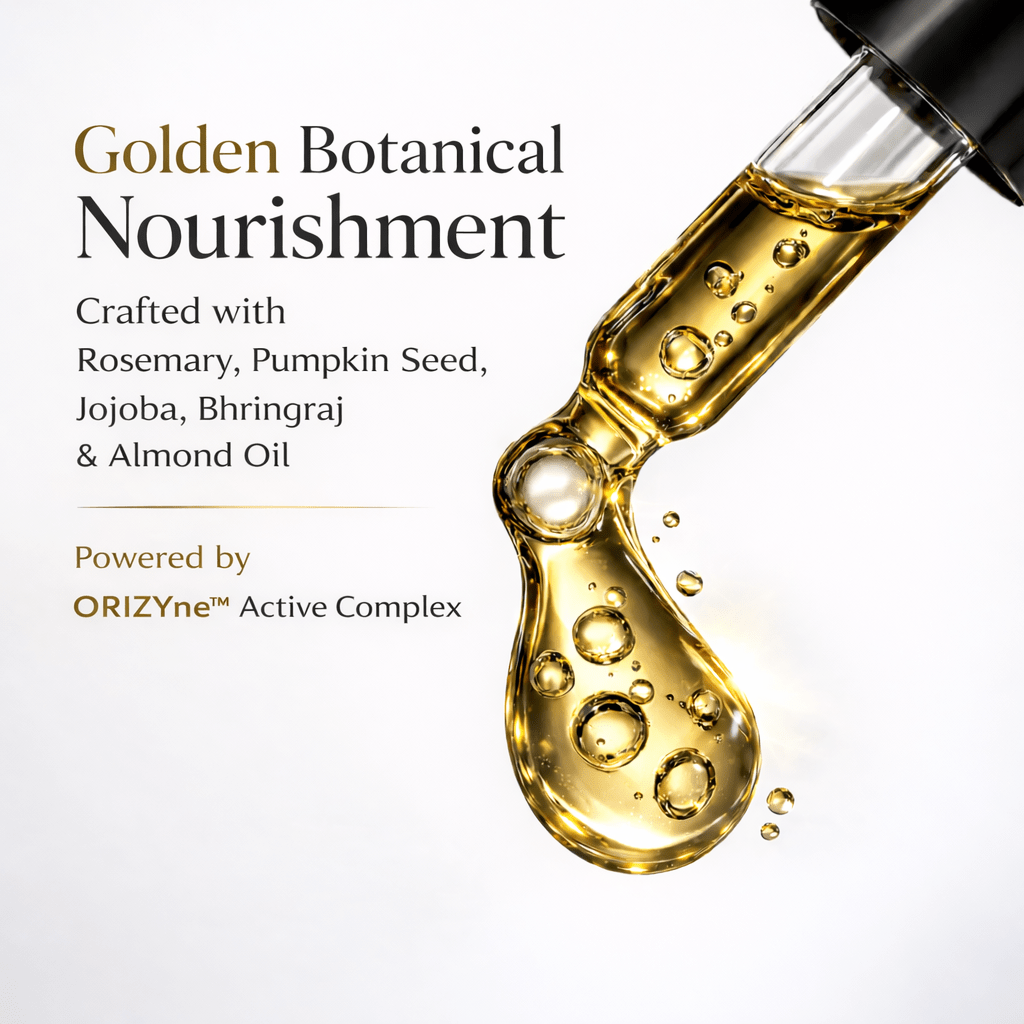 ORIZYGO Nourishing Hair Oil | Natural Hair Oil for Dry, Rough & Frizzy Hair | Deep Nourishment, Smoothness & Healthy Shine - ORIZYgo